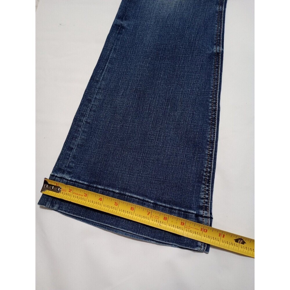Rock & Roll Cowgirl Jeans Womens 31x34 Trouser Flare Dark Wash - Picture 5 of 16